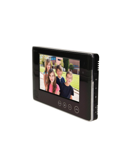 Wideo monitor bezsłuchawkowy, kolorowy, LCD 7", do zestawów z serii ARX i CRUX, otwieranie bramy, czarny