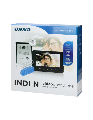  Zestaw wideodomofonowy bezsłuchawkowy, kolor,...