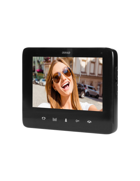  Zestaw wideodomofonowy bezsłuchawkowy, kolor,  LCD 7", z czytnikiem breloków zbliżeniowych, interkom, podtynkowy,...