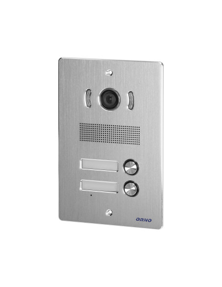  Zestaw wideodomofonowy 2-rodzinny bezsłuchawkowy, kolor,  LCD 7", z czytnikiem breloków zbliżeniowych, interkom,...