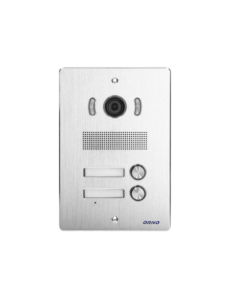  Zestaw wideodomofonowy 2-rodzinny bezsłuchawkowy, kolor,  LCD 7", z czytnikiem breloków zbliżeniowych, interkom,...