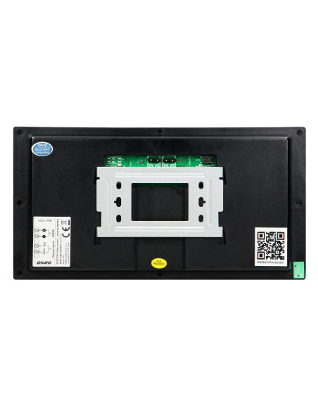 Wideo monitor bezsłuchawkowy, kolorowy, LCD 7", dotykowy, WI-FI, do zestawu APPOS, otwieranie bramy, czarny