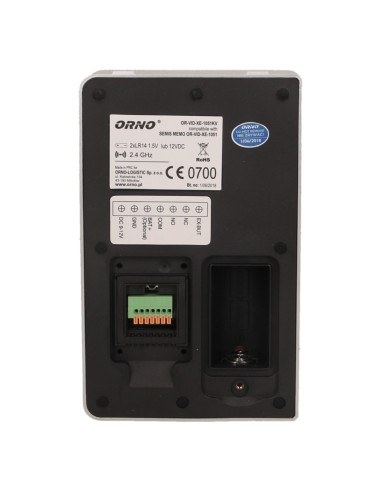 Zestaw wideodomofonowy, bezprzewodowy, zasięg...