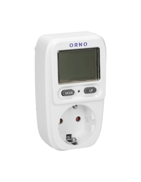 Watomierz, kalkulator energii z wyświetlaczem LCD, wersja schuko