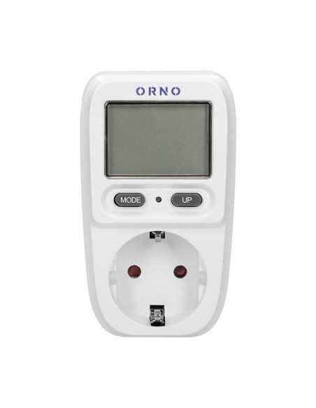 Watomierz, kalkulator energii z wyświetlaczem LCD, wersja schuko