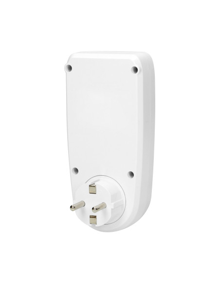 Watomierz, kalkulator energii z wyświetlaczem LCD, wersja schuko