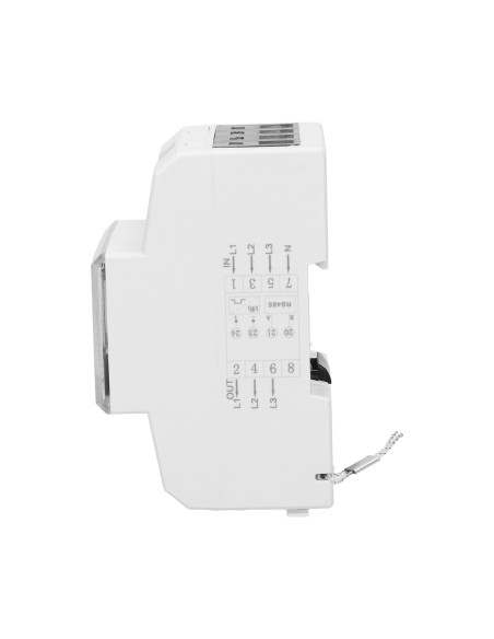 3-fazowy licznik energii elektrycznej, 80A, port RS-485, wielotaryfowy, 4,5 moduły, DIN TH-35mm