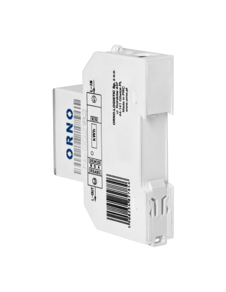 1-fazowy licznik energii elektrycznej, 100A, port RS-485, MID, 1 moduł, DIN TH-35mm, PV