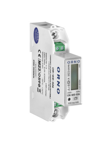 1-fazowy licznik energii elektrycznej 100A,...