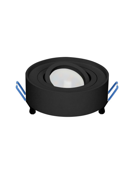 SORMUS R ramka dekoracyjna oprawy punktowej, MR16/GU10 max 50W, regulowana, koło, czarna