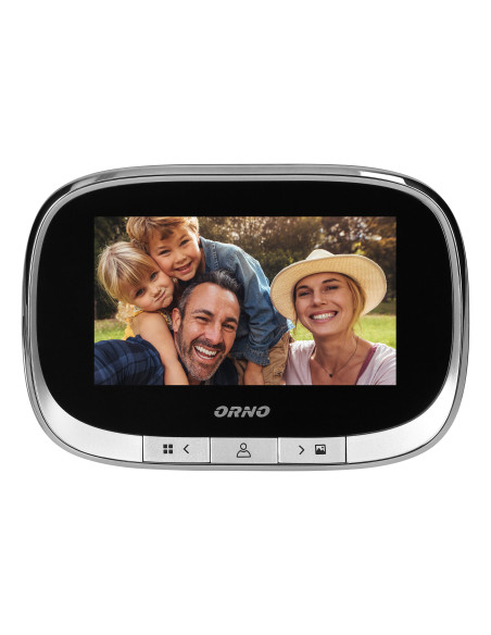  Elektroniczny wizjer do drzwi z wbudowanym czujnikiem ruchu oraz  wyświetlaczem LCD 4,3 cala, funkcja nagrywania na...