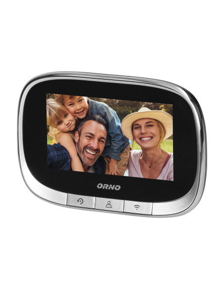  Elektroniczny wizjer do drzwi z wbudowanym czujnikiem ruchu oraz  wyświetlaczem LCD 4,3 cala, funkcja nagrywania na...