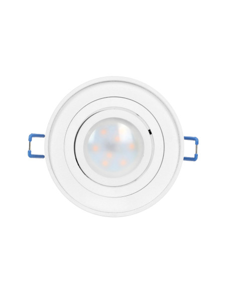 SORMUS R ramka dekoracyjna oprawy punktowej, MR16/GU10 max 50W, regulowana, okrągła, biała