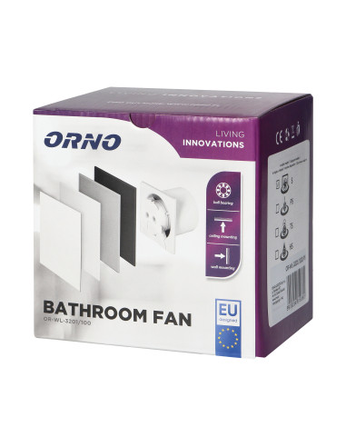 Wentylator łazienkowy 100mm Premium - Standard...