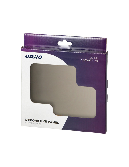 Panel szklany do wentylatorów i kratek,  kolor złoty perła