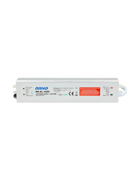 Zasilacz do LED 12VDC 50W, IP67
