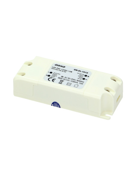 Zasilacz do LED 12VDC 15W, IP20