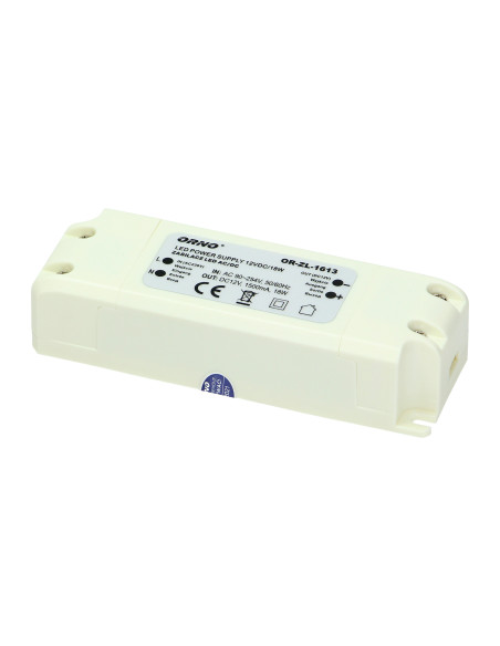 Zasilacz do LED 12VDC 18W, IP20