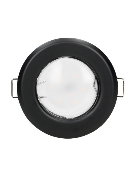 SUTRI RC ramka dekoracyjna oprawy punktowej, MR16/GU10 max 50W, okrągła, stała, czarna