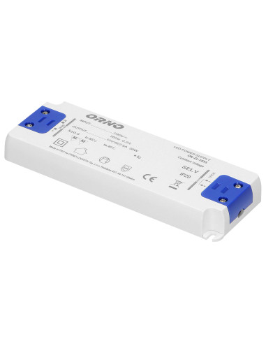 Zasilacz płaski do LED  12VDC 30W, IP20,...