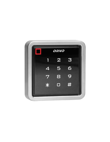 Zamek szyfrowy dotykowy z czytnikiem kart i breloków zbliżeniowych, IP68, 1 przekaźnik 3A