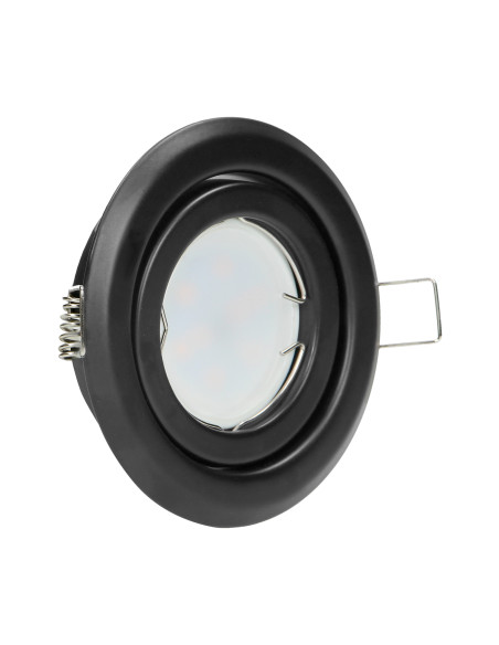 SUTRI RM ramka dekoracyjna oprawy punktowej, MR16/GU10 max 50W, okrągła, regulowana, czarna