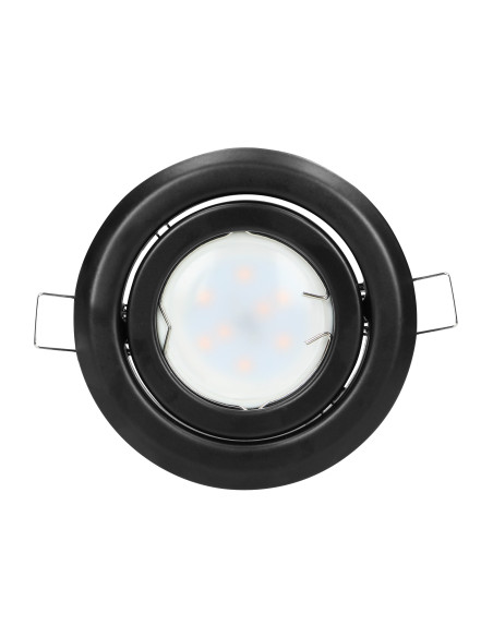 SUTRI RM ramka dekoracyjna oprawy punktowej, MR16/GU10 max 50W, okrągła, regulowana, czarna