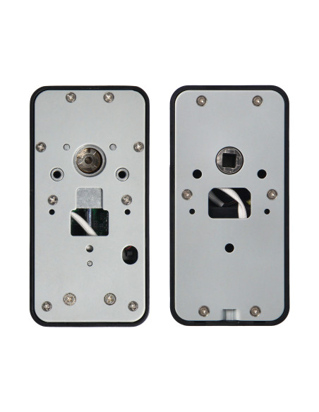 Nakładka szyfrowa na zamek z czytnikiem linii papilarnych, IP44, krótka