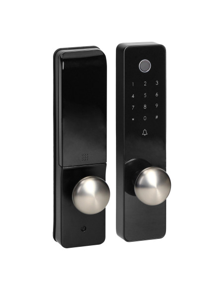 Nakładka szyfrowa na zamek z czytnikiem linii papilarnych, IP44, długa