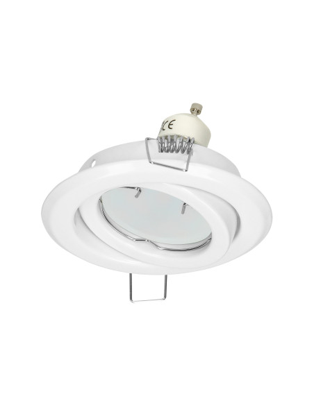 SUTRI RM ramka dekoracyjna oprawy punktowej, MR16/GU10 max 50W, okrągła, regulowana, biała