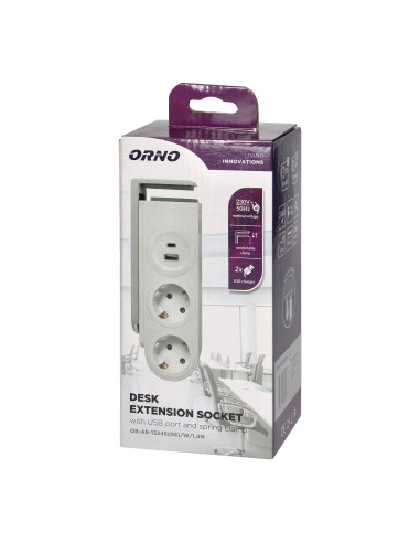 Listwa zasilająca biurkowa typu Schuko z...