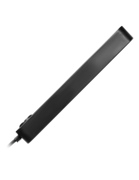  Listwa przeciwprzepięciowa, 5 gniazd 2P+Z, kabel 1,5m, z przyciskiem podświetlanym dwutorowym, ochronnikiem...