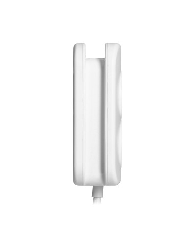 Kwadratowa listwa zasilająca z ładowarką USB...