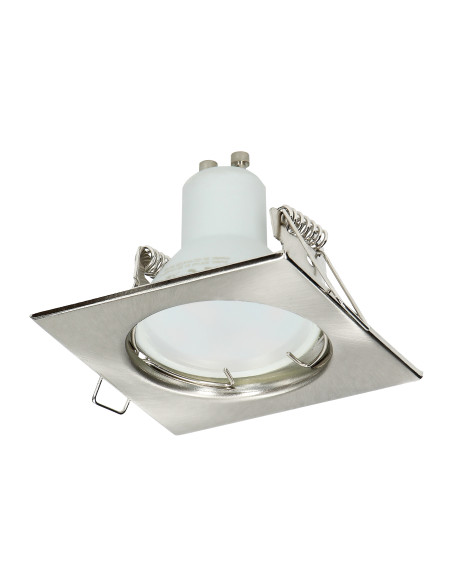 SUTRI SC ramka dekoracyjna oprawy punktowej, MR16/GU10 max 50W, kwadrat, stały, satyna