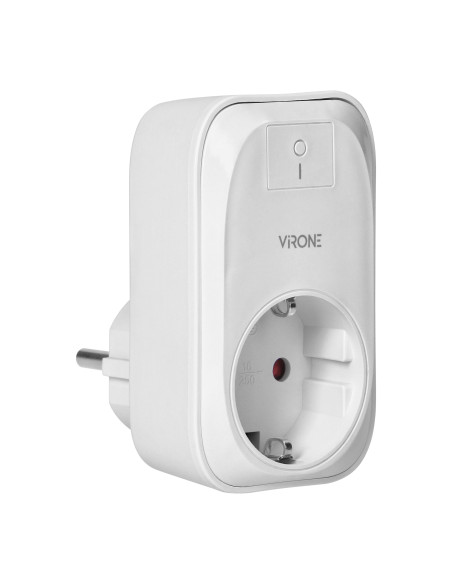 Zestaw gniazd bezprzewodowych sterowanych pilotem z funkcją timera 3+1, Schuko