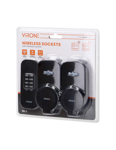Zestaw bezprzewodowych gniazd sterowanych...