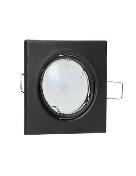 SUTRI SM ramka dekoracyjna oprawy punktowej, MR16/GU10 max 50W, kwadrat, regulowana, czarna