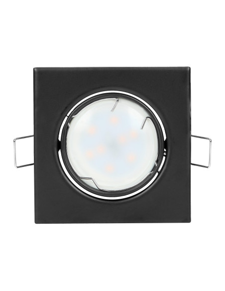 SUTRI SM ramka dekoracyjna oprawy punktowej, MR16/GU10 max 50W, kwadrat, regulowana, czarna