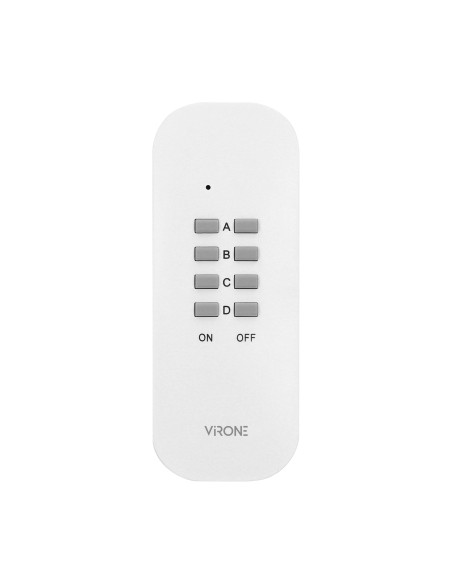 Bezprzewodowe gniazdo sterowane pilotem 1+1, wersja Schuko