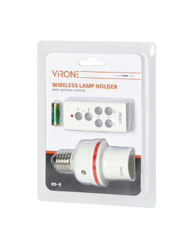 Bezprzewodowe gniazdo żarówki z gwintem E27...