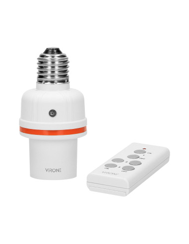 Bezprzewodowe gniazdo żarówki z gwintem E27...