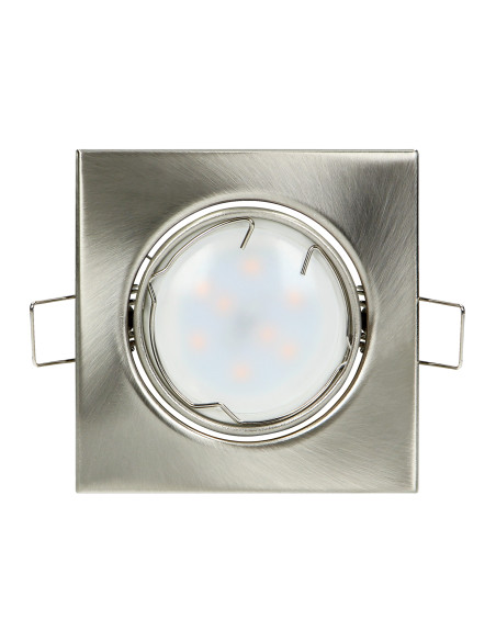 SUTRI SM ramka dekoracyjna oprawy punktowej, MR16/GU10 max 50W, kwadrat, regulowana, satyna