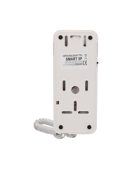 Unifon wielolokatorski do instalacji 4,5,6-żyłowych SMART 5P, CYFRAL, szaro-biały