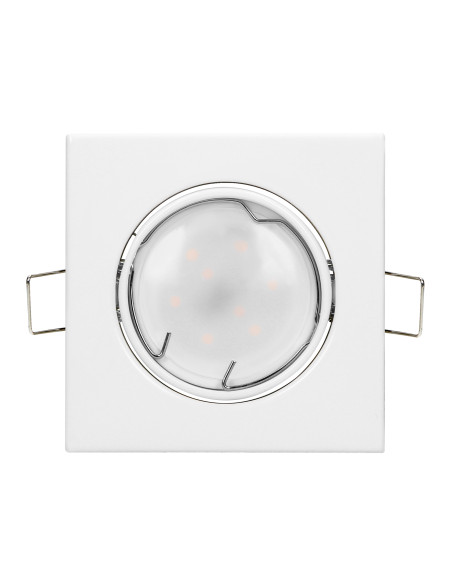 SUTRI SM ramka dekoracyjna oprawy punktowej, MR16/GU10 max 50W, kwadrat, regulowana, biała