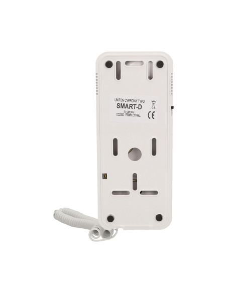 Unifon wielolokatorski do instalacji cyfrowych SMART D, CYFRAL, biały