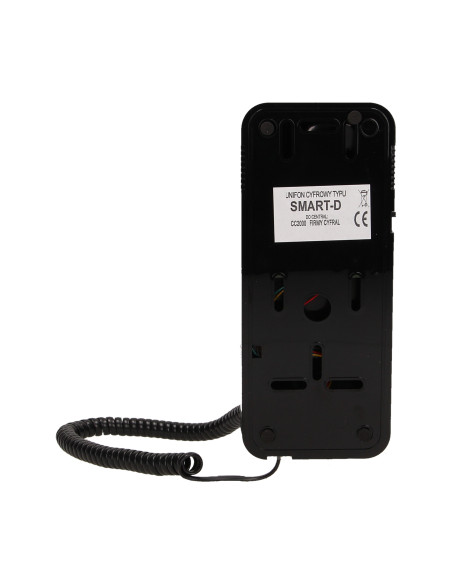 Unifon wielolokatorski do instalacji cyfrowych SMART D, CYFRAL, czarny
