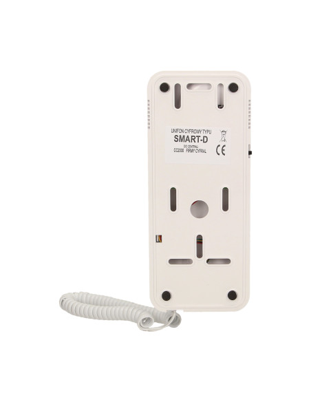Unifon wielolokatorski do instalacji cyfrowych SMART D, CYFRAL, szaro-biały