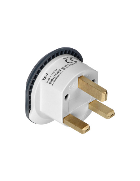 Adapter podróżny - Go to UK, 230V/13A. uniwersalne gniazdo, wtyczka brytyjska (typ G)