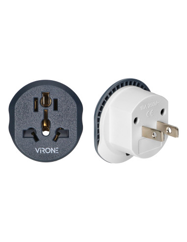 Adapter podróżny - Go to USA, 110-230V/10A, uniwersalne gniazdo, wtyczka amerykańska (typ A,B)