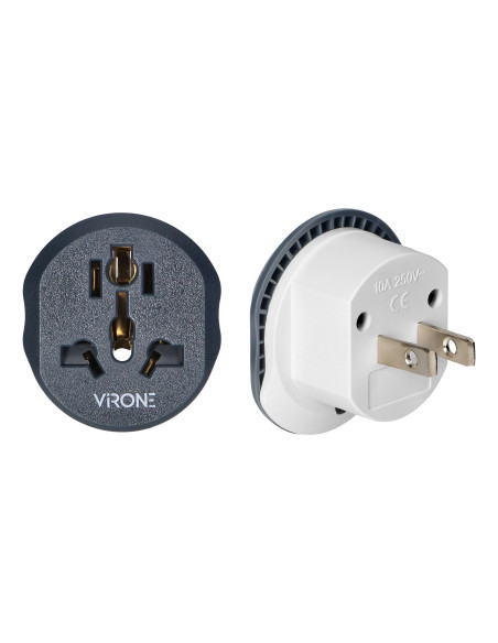 Adapter podróżny - Go to USA, 110-230V/10A, uniwersalne gniazdo, wtyczka amerykańska (typ A,B)